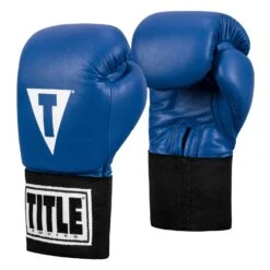 TITLE Boxing USA Boxing Competition Gloves - Elastic -Knockout Gear ACGES BL 02