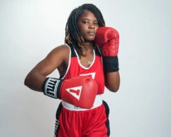 TITLE Boxing USA Boxing Competition Gloves - Elastic -Knockout Gear ACGESRD 2