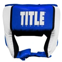 TITLE Boxing Aerovent Elite USA Boxing Competition Headgear – Open Face -Knockout Gear ACHEX1 BL 2