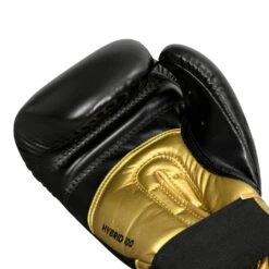 Adidas Hybrid 100 Boxing Gloves 31 Adidas Hybrid 100 Boxing Gloves -Knockout Gear ADIH100 BK GD 005
