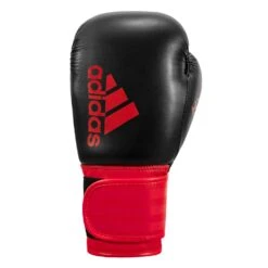 Adidas Hybrid 100 Boxing Gloves 34 Adidas Hybrid 100 Boxing Gloves -Knockout Gear ADIH100 BK RD 003