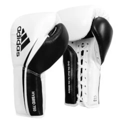 Adidas Hybrid 350 Elite Pro Fight Gloves -Knockout Gear ADIH750FG WH BK 2