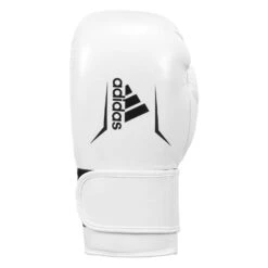 Adidas Speed 175 Leather Training Gloves -Knockout Gear ADISBG175 WH BK 003