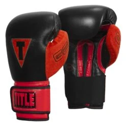 TITLE Boxing All Heart Bag Gloves 2.0 20 TITLE Boxing All Heart Bag Gloves 2.0 -Knockout Gear AHABG2 BK RD 2 1