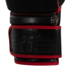 TITLE Boxing Throwback 1998 Anniversary Bag Glove -Knockout Gear AVTFBG BK RD 06