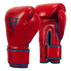 TITLE Boxing Throwback 1998 Anniversary Bag Glove -Knockout Gear AVTFBG RD BL 2