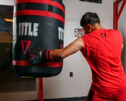 TITLE Boxing Throwback 1998 Anniversary Bag Glove -Knockout Gear AVTFBGBK 2