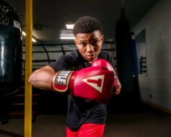 TITLE Boxeo Mexican Leather Bag Gloves Quatro 26 TITLE Boxeo Mexican Leather Bag Gloves Quatro -Knockout Gear BASBG4RD 3