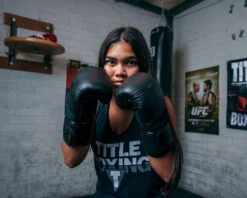 TITLE Black Blitz Fit Boxing Gloves 17 TITLE Black Blitz Fit Boxing Gloves -Knockout Gear BKBFGBK 2