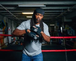 TITLE Black Blitz Micro Mitts -Knockout Gear BKBPMBK 4