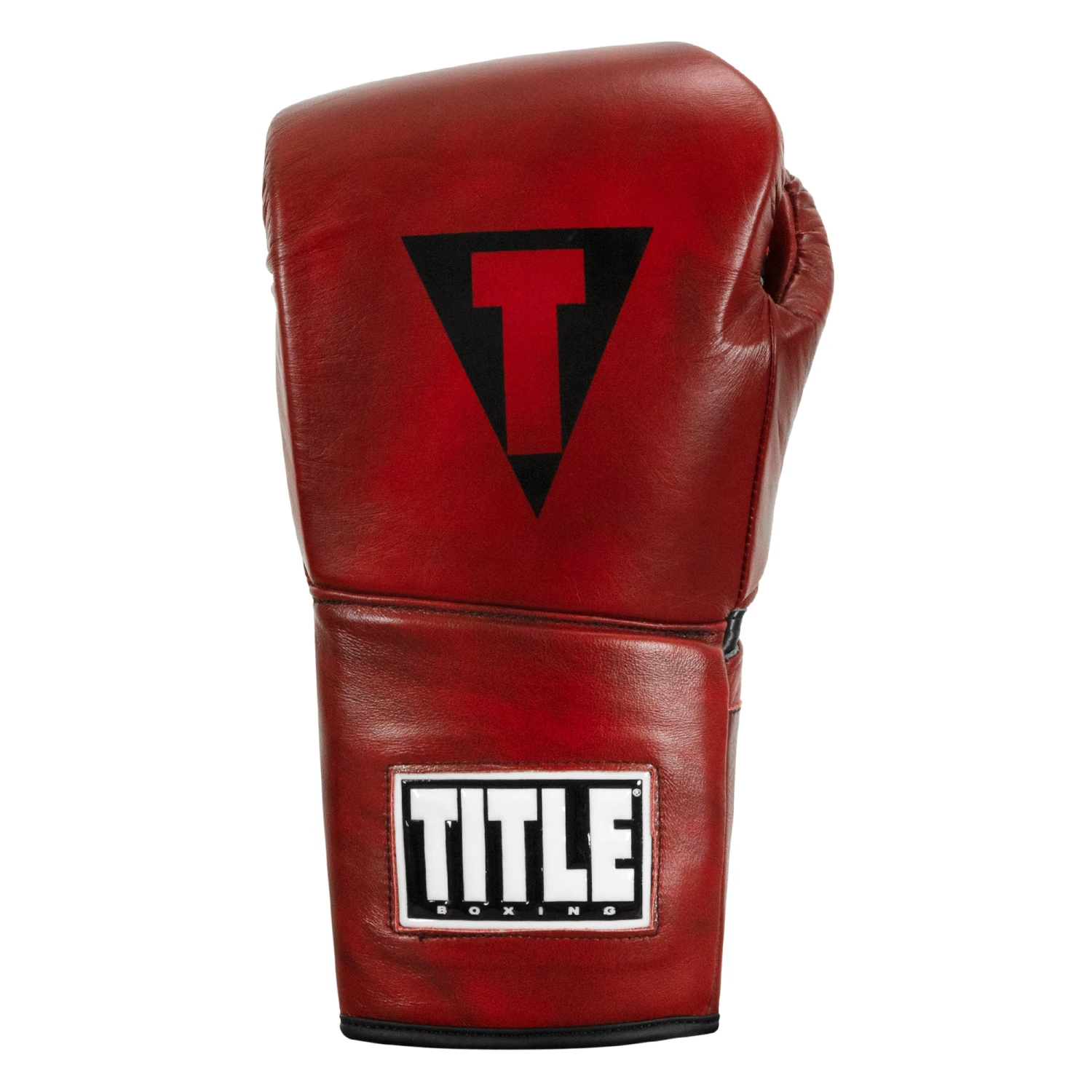 TITLE Boxing Blood Red Leather Sparring Gloves 6 TITLE Boxing Blood Red Leather Sparring Gloves - Image 4