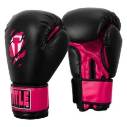 TITLE Classic Shredded Boxing Gloves 24 TITLE Classic Shredded Boxing Gloves -Knockout Gear CABG10 BK HPK 02