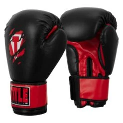 TITLE Classic Shredded Boxing Gloves 36 TITLE Classic Shredded Boxing Gloves -Knockout Gear CABG10 BK RD 02