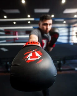 TITLE Classic Shredded Boxing Gloves 41 TITLE Classic Shredded Boxing Gloves -Knockout Gear CABG10BKRD 3