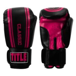 TITLE Classic Speed Boxing Gloves 39 TITLE Classic Speed Boxing Gloves -Knockout Gear CABG12 BK PK 1