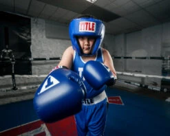 TITLE Classic USA Boxing Competition Headgear – Open Face 30 TITLE Classic USA Boxing Competition Headgear – Open Face -Knockout Gear CACHX1BL 1