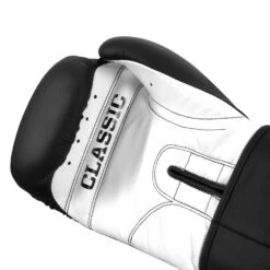 TITLE Classic Fitness Boxing Gloves 37 TITLE Classic Fitness Boxing Gloves -Knockout Gear CRBG BK WH 05