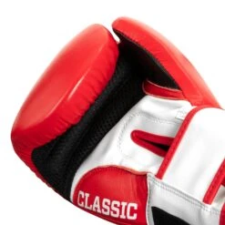 TITLE Classic Leather Super Bag Gloves 2.0 39 TITLE Classic Leather Super Bag Gloves 2.0 -Knockout Gear CSBGL2 RD WH BK 05