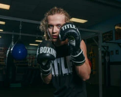 TITLE Boxing Gel Soft Strike Bag Gloves -Knockout Gear CSSGBG1BKGR 3