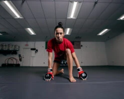 TITLE Classic Wristwrap Heavy Bag Gloves -Knockout Gear CWHBG3BKRD 2