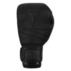 TITLE Black Bolstered Leather Bag Gloves -Knockout Gear DBBG BK 03