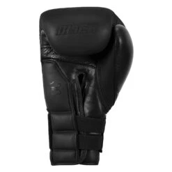 TITLE Black Bolstered Leather Bag Gloves -Knockout Gear DBBG BK 04
