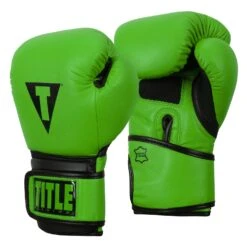 TITLE Boxing Dauntless Training Gloves 32 TITLE Boxing Dauntless Training Gloves -Knockout Gear DNTTG GN BK 2