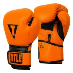 TITLE Boxing Dauntless Training Gloves 40 TITLE Boxing Dauntless Training Gloves -Knockout Gear DNTTG OR BK 2