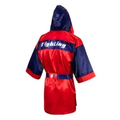Fighting Full Length Robe 34 Fighting Full Length Robe -Knockout Gear FFLR RD BL 3