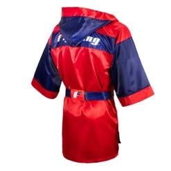 Fighting Full Length Robe 33 Fighting Full Length Robe -Knockout Gear FFLR RD BL 4