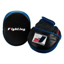Fighting Freedom Leather Focus Mitts -Knockout Gear FLFM2 BK 5