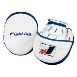 Fighting Freedom Leather Focus Mitts -Knockout Gear FLFM2 WH 5
