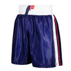 Fighting Professional Boxing Trunks -Knockout Gear FPST BL WH 2