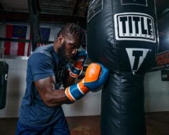 TITLE Boxing Gel Freestyle Training Gloves 30 TITLE Boxing Gel Freestyle Training Gloves -Knockout Gear FRTTGBLORWH 1