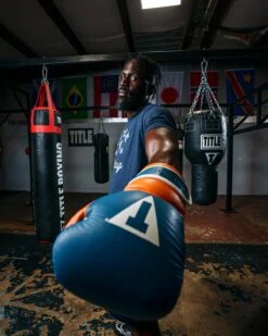 TITLE Boxing Gel Freestyle Training Gloves 29 TITLE Boxing Gel Freestyle Training Gloves -Knockout Gear FRTTGBLORWH 3