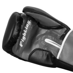 Fighting Big Logo Bag Gloves -Knockout Gear FSABG2 BK GR WH 5