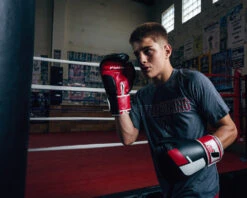 Fighting Big Logo Bag Gloves -Knockout Gear FSABG2BKRD 3