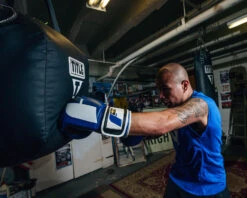 Fighting Big Logo Bag Gloves -Knockout Gear FSABG2BLBKWH 1