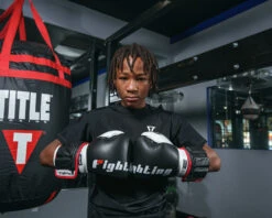 Fighting S2 Gel Power Weighted Bag Gloves 20 Fighting S2 Gel Power Weighted Bag Gloves -Knockout Gear FSS2PWGBK 3