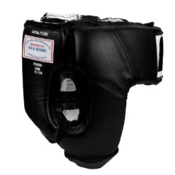 Fighting USA Boxing Competition Open Face Headgear -Knockout Gear FSUOH BK 3