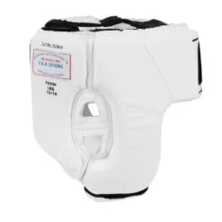 Fighting USA Boxing Competition Open Face Headgear -Knockout Gear FSUOH WH 3