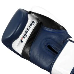 Fighting Force Leather Bag Gloves -Knockout Gear FTGFBG BL WH BK 5