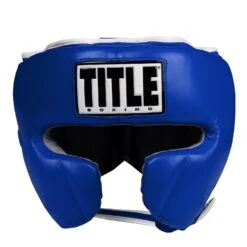 TITLE Boxing Leather Sparring Headgear 29 TITLE Boxing Leather Sparring Headgear -Knockout Gear FTHG BL 2