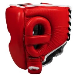 TITLE Boxing Leather Sparring Headgear 35 TITLE Boxing Leather Sparring Headgear -Knockout Gear FTHG RD 3