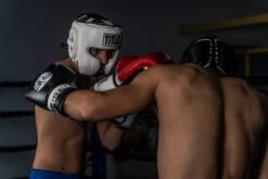 TITLE Boxing Leather Sparring Headgear 39 TITLE Boxing Leather Sparring Headgear -Knockout Gear FTHGWH