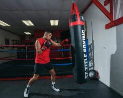 TITLE Boxing Guts And Glory Bag Gloves -Knockout Gear GGBGBKRD 3