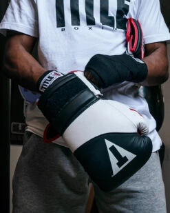 TITLE Boxing Gel Suspense Training Gloves 29 TITLE Boxing Gel Suspense Training Gloves -Knockout Gear GSTGEBKWH 1