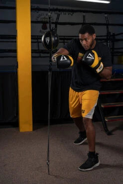 TITLE Boxing Gel Suspense V2T Training Gloves 25 TITLE Boxing Gel Suspense V2T Training Gloves -Knockout Gear GSTGEV2TBK YE