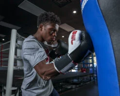 TITLE Boxing Gel World Elastic Training Gloves -Knockout Gear GTWGEBKWH 1