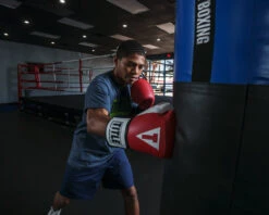 TITLE Boxing Gel World Elastic Training Gloves -Knockout Gear GTWGERD 1